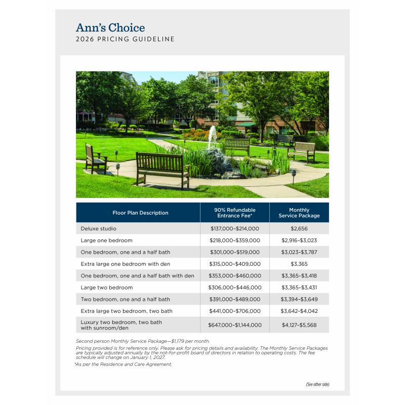 2026 Price Sheet (ACH)